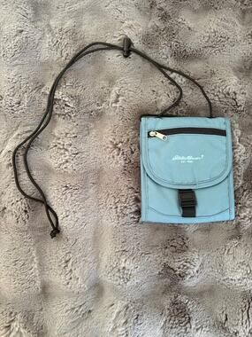 Eddie Bauer Light Blue Crossbody Bag Good Used Condition
